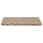 vidaXL Samolepiace nášľapy na schody sisalové 30 ks 65x21x4 cm – Obrázok 3