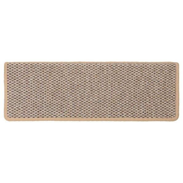 vidaXL Samolepiace nášľapy na schody sisalové 30 ks 65x21x4 cm – Obrázok 5