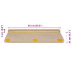 vidaXL Samolepiace nášľapy na schody sisalové 30 ks 65x21x4 cm – Obrázok 8