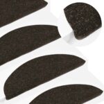 vidaXL Schodiskové rohože samolepiace 30 ks antracitové 56x17x3 cm – Obrázok 5
