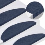 vidaXL Nášľapy na schody samolepiace 30 ks modré 65x22,5x3,5 cm – Obrázok 6