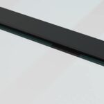 vidaXL Posuvné dvere s kovaním čierne 90x205 cm ESG sklo – Obrázok 8