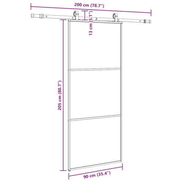VXL8721288584861_g_en_hd_7.jpg vidaXL Posuvné dvere s kovaním čierne 90x205 cm ESG sklo – Obrázok 9