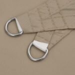 vidaXL Tieniaca plachta, oxford, trojuholníková 4x4x5,8 m, sivohnedá – Obrázok 6