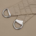 vidaXL Tieniaca plachta, oxford, trojuholníková 4,5x4,5x4,5m sivohnedá – Obrázok 6