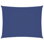 vidaXL Tieniaca plachta oxfordská látka obdĺžniková 5x6 m modrá – Obrázok 2
