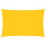 vidaXL Tieniaca plachta oxfordská látka obdĺžniková 2x4,5 m žltá – Obrázok 2