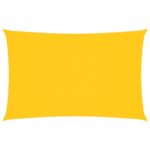 vidaXL Tieniaca plachta oxfordská látka obdĺžniková 2x5m žltá – Obrázok 2