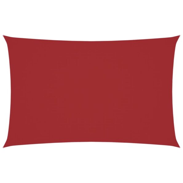 vidaXL Tieniaca plachta oxfordská látka obdĺžniková 2x4,5 m červená – Obrázok 2
