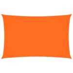 vidaXL Tieniaca plachta oxfordská látka obdĺžniková 2x4,5 m oranžová – Obrázok 2