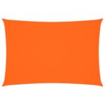 vidaXL Tieniaca plachta oxfordská látka obdĺžniková 2,5x4,5 m oranžová – Obrázok 2