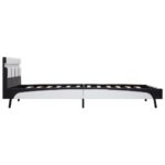 vidaXL Posteľný rám s LED, biely, umelá koža 160x200 cm – Obrázok 5