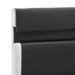 vidaXL Posteľný rám s LED, sivý, umelá koža 90x200 cm – Obrázok 7