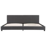 vidaXL Posteľný rám, sivý, umelá koža 180x200 cm – Obrázok 3
