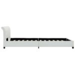 vidaXL Posteľný rám, biely, umelá koža 120x200 cm – Obrázok 5