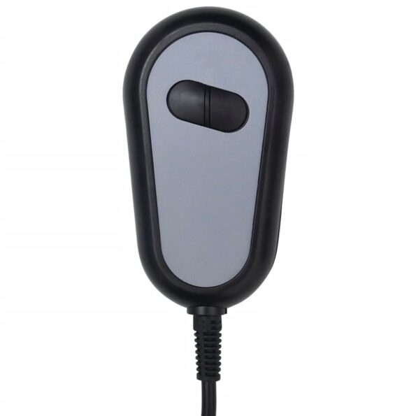 vidaXL Elektrické masážne kreslo tmavosivé látkové – Obrázok 10