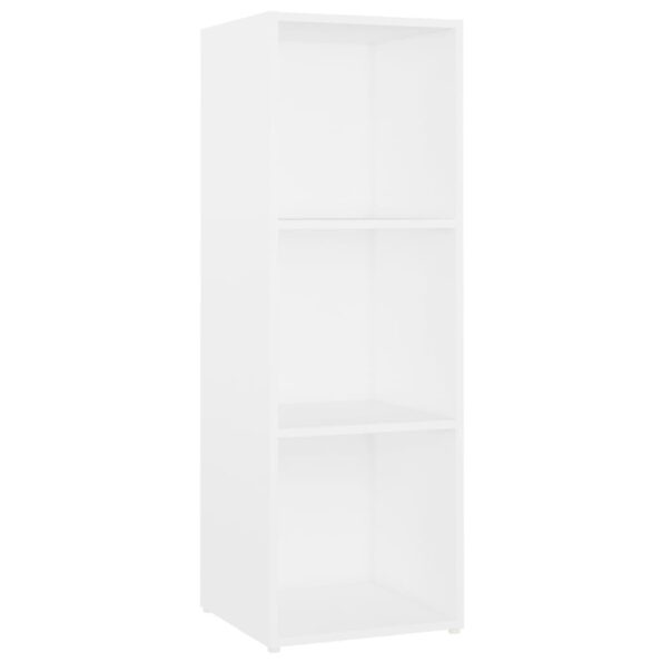 vidaXL TV skrinky 4 ks biele 107x35x37 cm drevotrieska – Obrázok 6