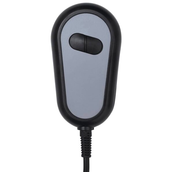 vidaXL Elektrické masážne kreslo bledosivé zamat – Obrázok 12