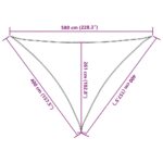 vidaXL Tieniaca plachta 160 g/m² oranžová 4x4x5,8 m HDPE – Obrázok 10