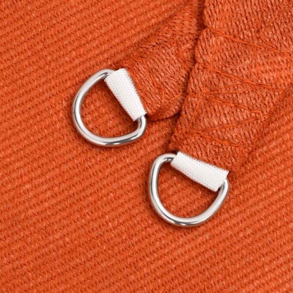 vidaXL Tieniaca plachta 160 g/m² oranžová 4x4x5,8 m HDPE – Obrázok 6