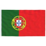 vidaXL Vlajka Portugalska a tyč 6,23 m hliník – Obrázok 4