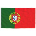 vidaXL Vlajka Portugalska a tyč 5,5 m hliník – Obrázok 4