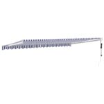 vidaXL Automatická zaťahovacia markíza, modrá a biela 5x3 m – Obrázok 5