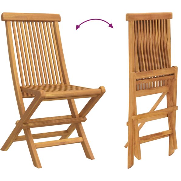 vidaXL 7-dielny záhradný jedálenský set z masívneho dreva – Obrázok 10