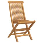 vidaXL 7-dielny záhradný jedálenský set z masívneho dreva – Obrázok 5