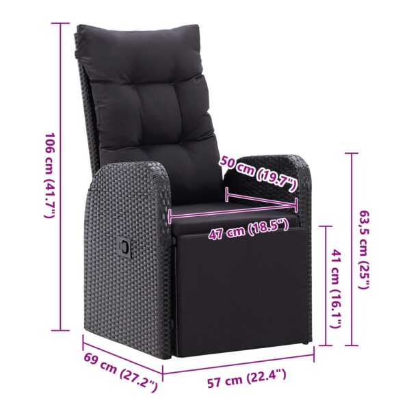 3172827_10.jpg vidaXL 7-dielny záhradný jedálenský set s vankúšmi čierny polyratan akácie – Obrázok 10