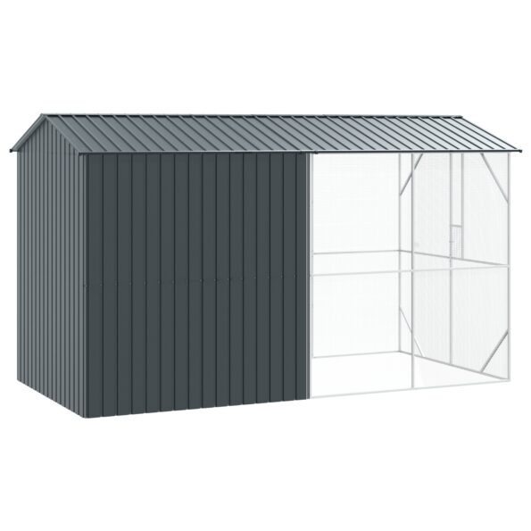 3325153_5.jpg vidaXL Klietka pre vtáky s predĺžením antracitová 210x442x247 cm oceľ – Obrázok 5