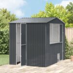 vidaXL Klietka pre vtáky, antracitová, 310x215x247 cm, oceľ – Obrázok 3