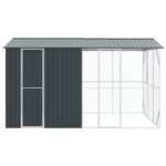vidaXL Klietka pre vtákov Antracit 430 x 310 x 247 cm Pozinkovaná oceľ – Obrázok 6