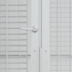 vidaXL Klietka pre vtáky Šedá 215x310x247 cm Oceľ – Obrázok 8