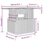 vidaXL 6-dielna záhradná sedacia súprava s podložkami polyratan akácia – Obrázok 13