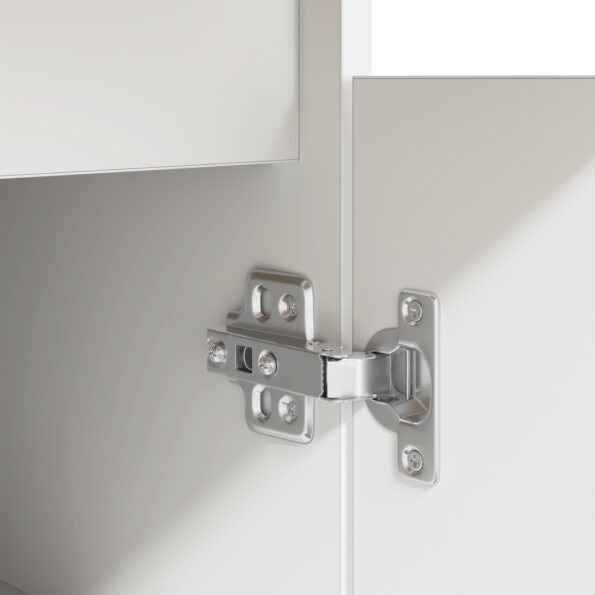 vidaXL Stôl Biela 140x49x76 cm Kompozitné drevo – Obrázok 11