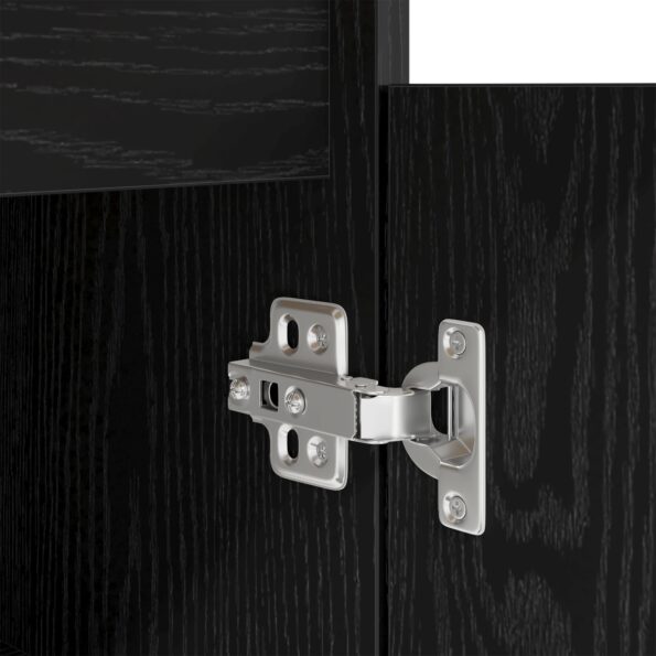 vidaXL Stôl Čierny Dub 140x49x76 cm Kompozitné drevo – Obrázok 11