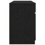 vidaXL Stôl Čierny Dub 140x49x76 cm Kompozitné drevo – Obrázok 8