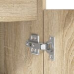 vidaXL Stôl Sonoma Dub 140x49x76 cm Ríčok – Obrázok 11