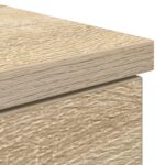 vidaXL Stôl Sonoma Dub 140x49x76 cm Ríčok – Obrázok 9