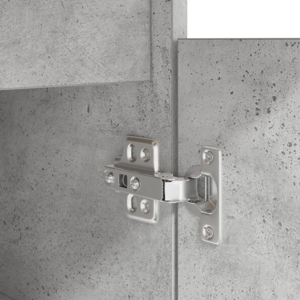 vidaXL Stôl Betónovo šedý 140x49x76 cm Kompozitné drevo – Obrázok 11