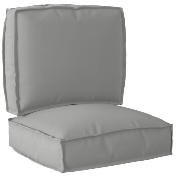 3329040_1.jpg vidaXL sada 2 podložiek na paletu Sivá Polyester Štandardná – Obrázok 1