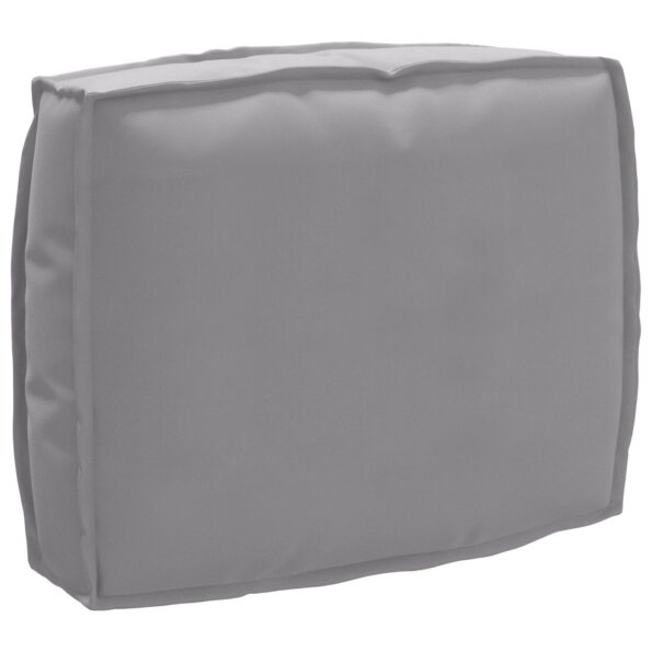 3329040_2.jpg vidaXL sada 2 podložiek na paletu Sivá Polyester Štandardná – Obrázok 2