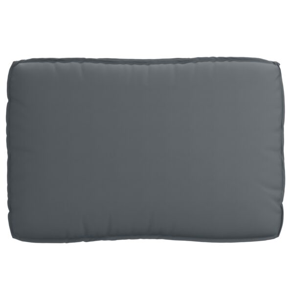 vidaXL Sada vankúšov na palety 2 kusy Antracitová Polyester Štandardná – Obrázok 5