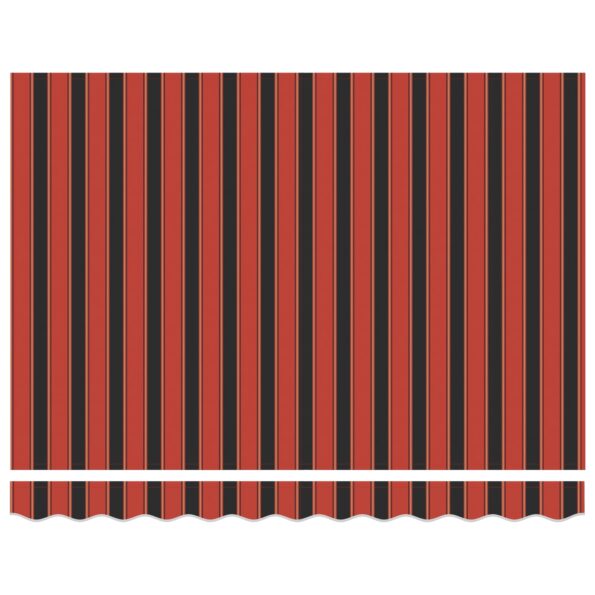 vidaXL Ručne vysúvacia markíza s LED Oranžová a hnedá 300x250 cm – Obrázok 6