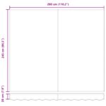 vidaXL automatická vysúvacia markíza žltá a oranžová 300x250 cm – Obrázok 11