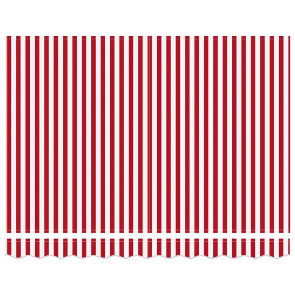 vidaXL Automatická vysúvacia markíza červená a biela 300x250 cm – Obrázok 7