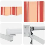 vidaXL Automatická zasúvacia markíza Žltá a Oranžová 350x250 cm – Obrázok 8