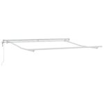 vidaXL Automatická vysúvacia markíza s pruhmi 350x250 cm – Obrázok 4