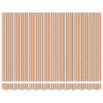 vidaXL Automatická Vysúvacia Markíza Viacfarebná Pruhovaná 350x250 cm – Obrázok 6